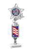 Patriotic trophy that will be great for any patriotic event, pageant and more.  Select base and trophy height.  Height starts at 12" tall 
