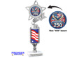 Patriotic trophy that will be great for any patriotic event, pageant and more.  Select base and trophy height.  Height starts at 12" tall 