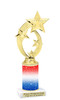Patriotic trophy that will be great for any patriotic event, pageant and more.  Select base figure and trophy height.  