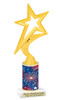 Patriotic trophy that will be great for any patriotic event, pageant and more.  Select base figure and trophy height.  