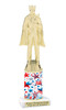 Patriotic trophy that will be great for any patriotic event, pageant and more.  Select base figure and trophy height.  