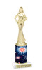 Patriotic trophy that will be great for any patriotic event, pageant and more.  Select base figure and trophy height.  