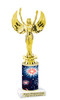Patriotic trophy that will be great for any patriotic event, pageant and more.  Select base figure and trophy height.  