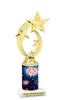 Patriotic trophy that will be great for any patriotic event, pageant and more.  Select base figure and trophy height.  