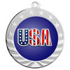 Patriotic-USA medal available in gold, silver or bronze. Great for your patriotic events, Patriotic themed pageants, 4th of July cookout events and more.  