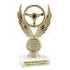 Automotive trophy.  Great trophy for car shows, contests, car guys and more.  Choice of base.    6" to 8" tall trophy