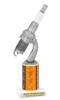 Automotive trophy.  Great trophy for car shows, contests, car guys and more.  Choice of base, column color and trophy height