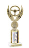 Automotive trophy.  Great trophy for car shows, contests, car guys and more.  Choice of base, column color and trophy height