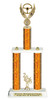 Automotive trophy.  Great trophy for car shows, contests, car guys and more.  Choice of  column color and trophy height.  Trophy heights starts at 14" tall.  Current Year.
