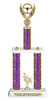 Automotive trophy.  Great trophy for car shows, contests, car guys and more.  Choice of  column color and trophy height.  Trophy heights starts at 14" tall.  Current Year.