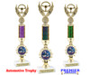 Automotive trophy.  Great trophy for car shows, contests, car guys and more.  Choice of  column color and trophy height.  Trophy heights starts at 14" tall.  Current Year.