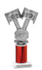 Automotive trophy.  Great trophy for car shows, contests, car guys and more.  Choice of base, column color and trophy height