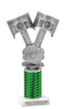 Automotive trophy.  Great trophy for car shows, contests, car guys and more.  Choice of base, column color and trophy height