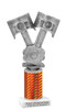 Automotive trophy.  Great trophy for car shows, contests, car guys and more.  Choice of base, column color and trophy height