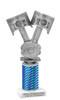 Automotive trophy.  Great trophy for car shows, contests, car guys and more.  Choice of base, column color and trophy height