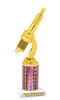Automotive trophy.  Great trophy for car shows, contests, car guys and more.  Choice of base, column color and trophy height