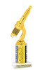 Automotive trophy.  Great trophy for car shows, contests, car guys and more.  Choice of base, column color and trophy height