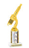 Automotive trophy.  Great trophy for car shows, contests, car guys and more.  Choice of base, column color and trophy height