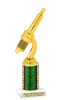 Automotive trophy.  Great trophy for car shows, contests, car guys and more.  Choice of base, column color and trophy height