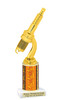 Automotive trophy.  Great trophy for car shows, contests, car guys and more.  Choice of base, column color and trophy height