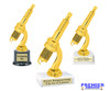 Automotive trophy.  Great trophy for car shows, contests, car guys and more.  Choice of base.    6" to 8" tall trophy