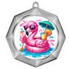 Cute, colorful medal with choice of gold, silver or bronze finish.  Free neck ribbon and engraved disc on back.  43573