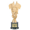 Automotive trophy.  Great trophy for car shows, contests, car guys and more.  Choice of base.    7" to 9" tall trophy