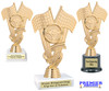 Automotive trophy.  Great trophy for car shows, contests, car guys and more.  Choice of base.    7" to 9" tall trophy