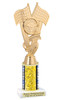 Automotive trophy.  Great trophy for car shows, contests, car guys and more.  Choice of base, column color and trophy height