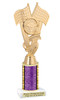 Automotive trophy.  Great trophy for car shows, contests, car guys and more.  Choice of base, column color and trophy height
