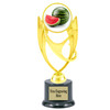 Watermelon trophy. 6" - 8" tall.  Great for your Watermelon Festival events,  baking, cookies, dessert competitions,  and more. 