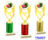Watermelon theme trophy.   Great for your Watermelon Festivals, contests, activities and more  Choice of color and trophy height. 