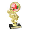 Watermelon trophy. 6" - 8" tall.  Great for your Watermelon Festival events,  baking, cookies, dessert competitions,  and more. 