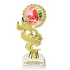 Watermelon trophy. 6" - 8" tall.  Great for your Watermelon Festival events,  baking, cookies, dessert competitions,  and more. 