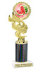 Watermelon theme trophy.   Great for your Watermelon Festivals, contests, activities and more  Choice of color and trophy height. 