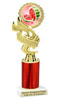Watermelon theme trophy.   Great for your Watermelon Festivals, contests, activities and more  Choice of color and trophy height. 