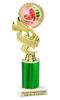 Watermelon theme trophy.   Great for your Watermelon Festivals, contests, activities and more  Choice of color and trophy height. 