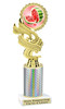 Watermelon theme trophy.   Great for your Watermelon Festivals, contests, activities and more  Choice of color and trophy height. 