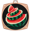 Watermelon medal with choice of medal finish.  Great for your themed pageants, festivals, eating or growing contests.  