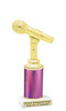 Great for your karaoke, singing contests, talent competitions and more!  Choice of color and trophy height. 