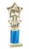 Great for your karaoke, singing contests, talent competitions and more!  Choice of color and trophy height. 
