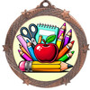 School - Back to School theme medal.  Great for Back to School events, pageants and more.  Includes free back of medal engraving and neck ribbon
