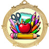 School - Back to School theme medal.  Great for Back to School events, pageants and more.  Includes free back of medal engraving and neck ribbon