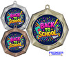 School - Back to School theme medal.  Great for Back to School events, pageants and more.  Includes free back of medal engraving and neck ribbon