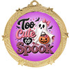 Halloween  theme medal. Great medal for all of your Fall - Halloween pageants, events, contests and more. Available in gold, silver or bronze finish. 