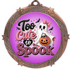 Halloween  theme medal. Great medal for all of your Fall - Halloween pageants, events, contests and more. Available in gold, silver or bronze finish. 