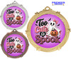 Halloween  theme medal. Great medal for all of your Fall - Halloween pageants, events, contests and more. Available in gold, silver or bronze finish. 