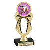 Too CUte to Spook trophy.  Great for your Halloween pageants, events, contests and more. 6.5" - 8.5" tall.  