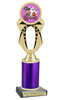 Too Cute to Spook trophy. Great for your Halloween pageants, events, contests and more Numerous trophy heights available.  Choice of column color
