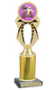 Too Cute to Spook trophy. Great for your Halloween pageants, events, contests and more Numerous trophy heights available.  Choice of column color